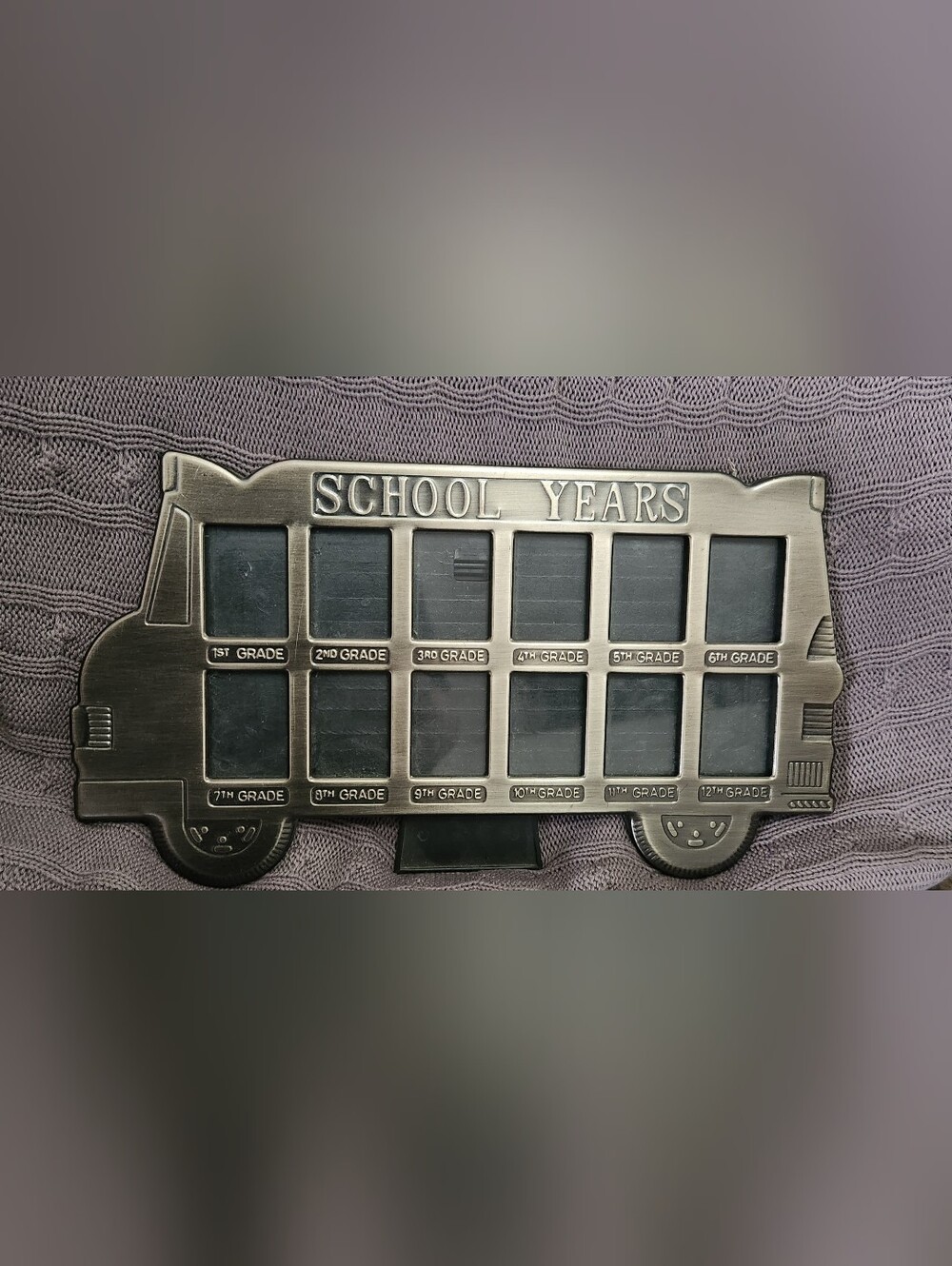 School Years Bus Photo Frame